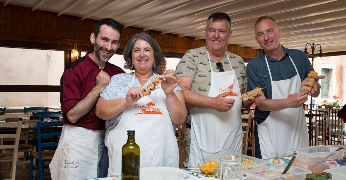 Taormina: Sicilian Cooking Class w/ a Visit to Local Market - The Meal You Make: Wine, Water, and a Proper Table Time