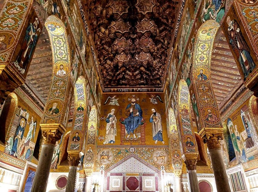 Tour Cappella Palatina e palazzo Reale: patrimonio Unesco - The Palatine Chapel mosaics: Byzantine + Islamic + Romanesque all in one room