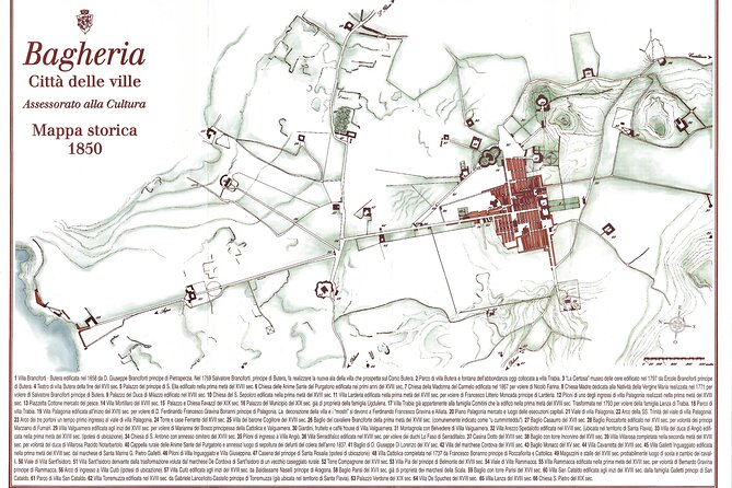 Tour of Villa Palagonia and Street Food itinerary in Bagheria - Palazzo Butera: a short stop with a strong scene-setting effect