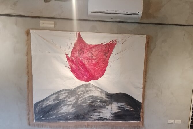 Tour two wineries of Etna wine tasting and lunch - Stop 1: Mount Etna craters from the 1669 eruption and the buried church