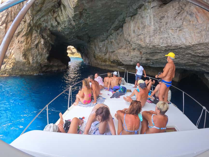 Trapani: Marettimo Island and Sea Caves Boat Tour with Lunch - The onboard lunch tasting: good chance to fill up, but quality can vary