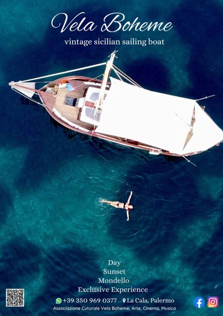 Vela Boheme ~ Vintage Sicilian Boat Tour - Why a vintage wooden sail from La Cala feels different