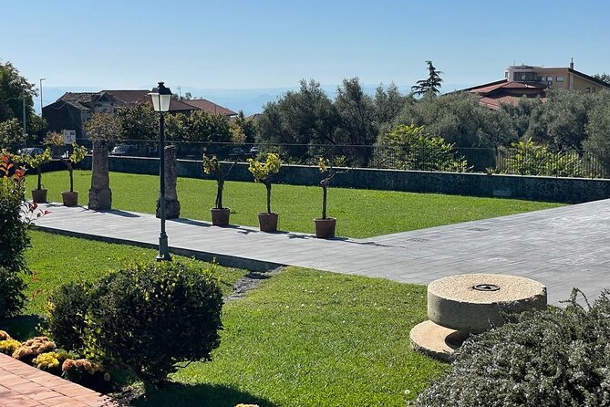 Wine Tasting in an Old Millstone - The old millstone connection in the Catania village area