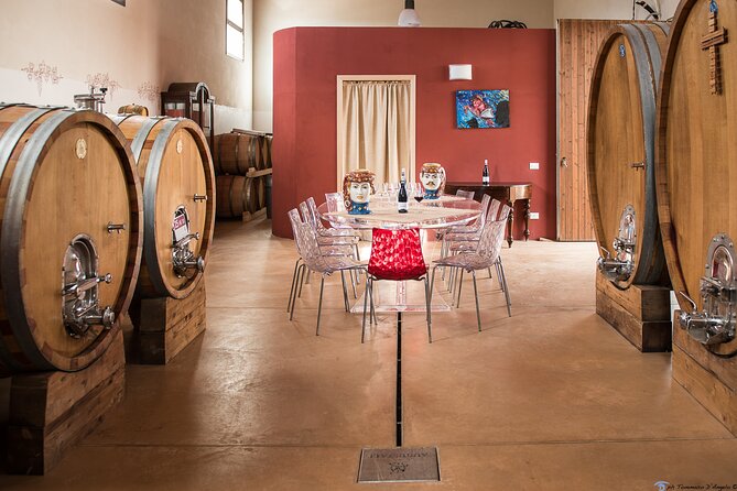 Wines and typical products in the lands of Frederick II - The Baglio-Style Cellar Tour and Where Wine Actually Happens
